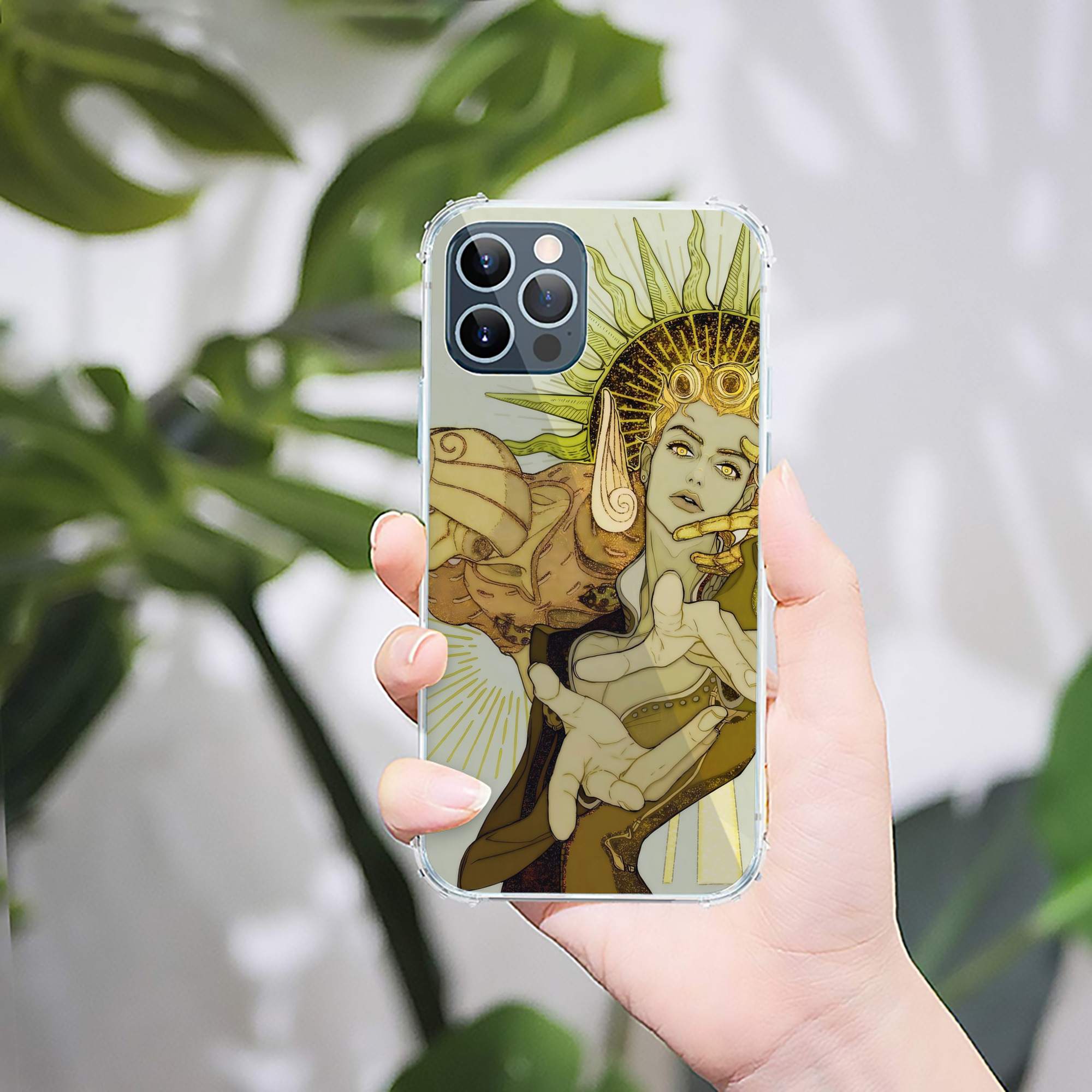 （画像用） ジョジョの奇妙な冒険 JoJo's Bizarre Adventure 【iPhone 12シリーズ対応】透明スマホケース（クリアソフトケース）